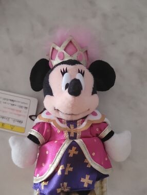 Pink Princess Minnie Mouse Plush Toy - Tokyo Disneyland